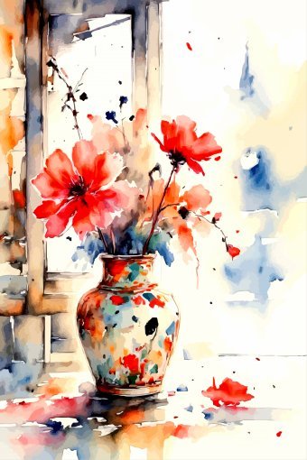 Digital Art "Golden Leaves: Nature's Elegance" by digital artist Viktor Levchenko at Jose Art Gallery