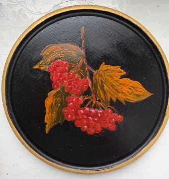 Painting "Kalinonka: A symbol of Ukraine" by painter Irina Doncova oil wood at Jose Art Gallery