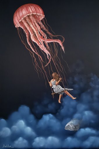 Flying girl