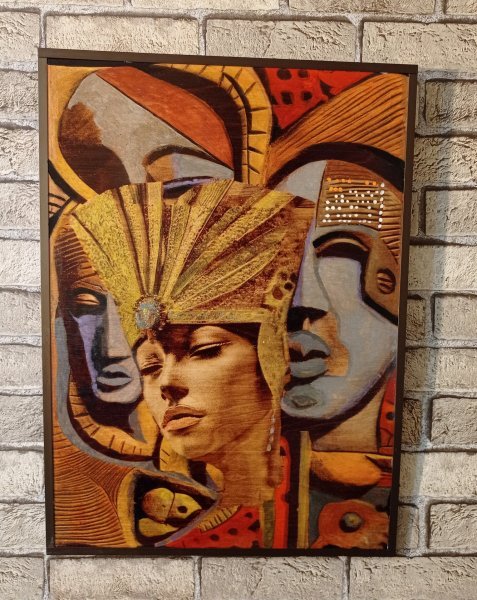 Additional view 2: Pop Art Mythological Painting The departed... by painter BURNING BEAUTY mixed method wood 