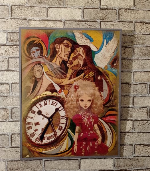 Additional view 1: Pop Art Mythological Painting Transition by painter BURNING BEAUTY mixed method wood 