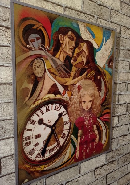 Additional view 3: Pop Art Mythological Painting Transition by painter BURNING BEAUTY mixed method wood 