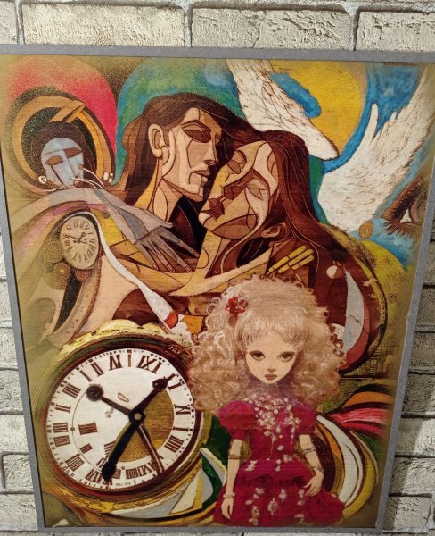 Additional view 5: Pop Art Mythological Painting Transition by painter BURNING BEAUTY mixed method wood 