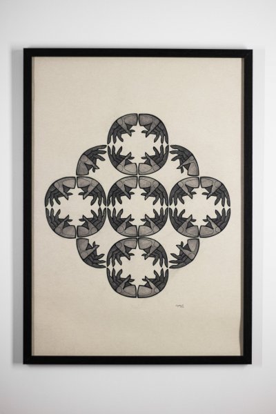 Додаткове зображення 1: Символізм Батальний Графіка "Єдність, зв'язок, захист", ілюстратор Pavlo Dmyterko графіт папір 