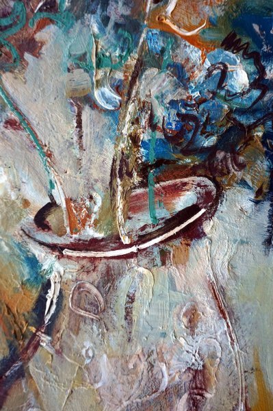 Additional view 3: Contemporary Art Still-Life Painting Christmas still life by painter ruslan pushkash oil canvas 