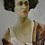 Mujer con labios rojos - painting