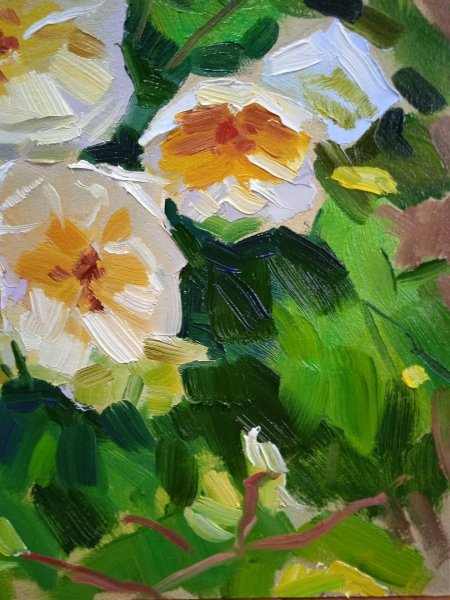 Image supplémentaire 2: Réalisme Floral Peinture "Fleurs", peintre Anton Babenko huile carton 