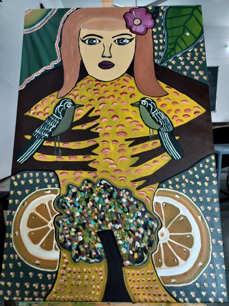 Culture Mother: A Tradition's Heartbeat Painting by Zainab Banglore