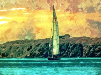 Фотография "Плавание по цветным морям", фотограф Orlando Sanchez Cabrera в Jose Art Gallery