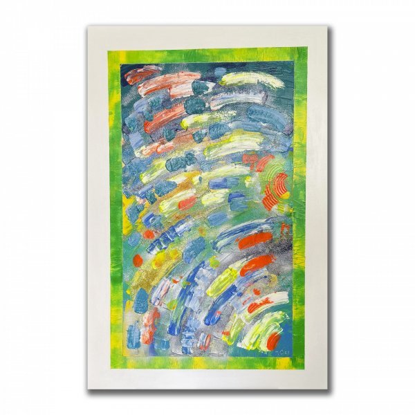 Meteorite of Wishes: Abstract Dreams Painting by Vladilena Cherednichenko