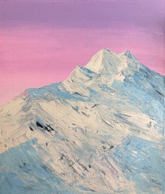 Sunset in the mountains