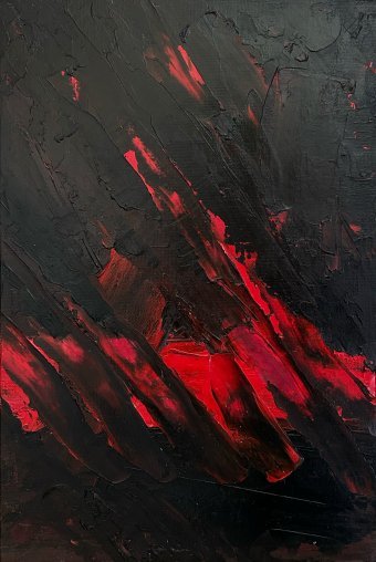 Abstraction de fraise rouge