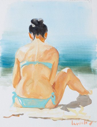 Картина "Sketch - IX (Hot Summer)" | Художник Alexander Levich | Jose Art Gallery