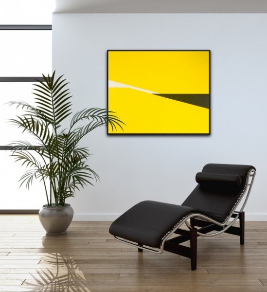 Image supplémentaire 10: Minimalisme Intérieur Peinture "Coupe jaune", peintre Veronika Obushikhina acrylique toile 