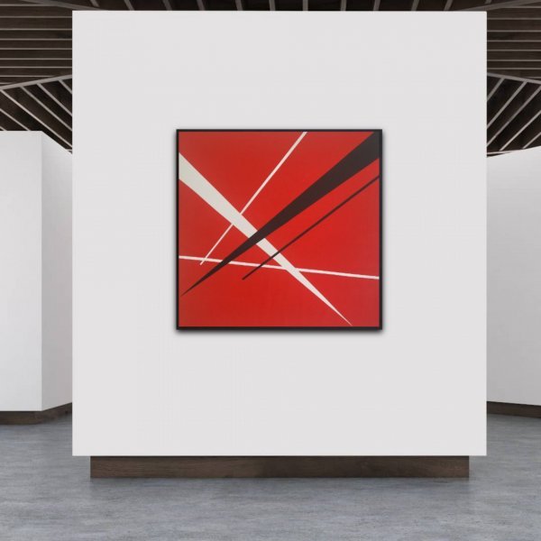 Image supplémentaire 4: Minimalisme Intérieur Peinture "Dynamique de l'espace", peintre Veronika Obushikhina acrylique toile 