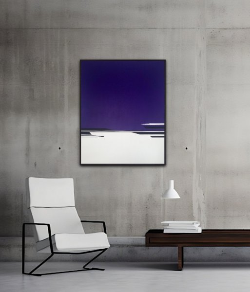 Image supplémentaire 6: Minimalisme Intérieur Peinture "Point de rupture", peintre Veronika Obushikhina acrylique toile 