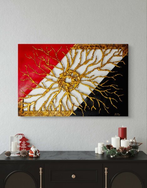 Додаткове зображення 1: Абстракція Символічний Скульптура "Серце всесвіту", скульптор Жанна Кравцова Змішана техніка 