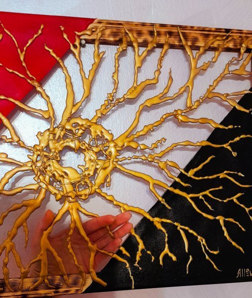 Додаткове зображення 4: Абстракція Символічний Скульптура "Серце всесвіту", скульптор Жанна Кравцова Змішана техніка 