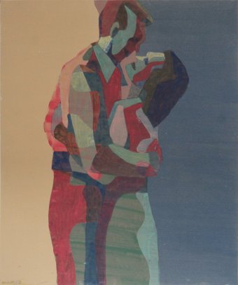 Elliptical Couple Embrace