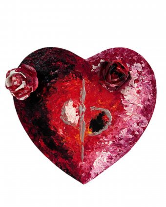 Живопис "Серце: Інь Янь", живописець Francesca Dei акрил холст в Jose Art Gallery