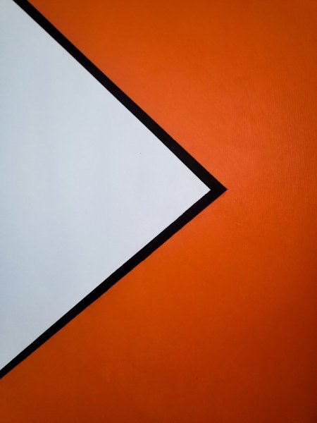 Image supplémentaire 1: Minimalisme Intérieur Peinture "Changement orange", peintre Veronika Obushikhina acrylique toile 