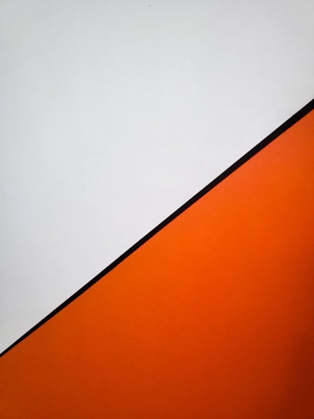 Image supplémentaire 2: Minimalisme Intérieur Peinture "Changement orange", peintre Veronika Obushikhina acrylique toile 