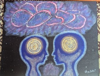 Pintura "Infinite", pintor DHIVYA VADHANA P acrílico lienzo en Jose Art Gallery