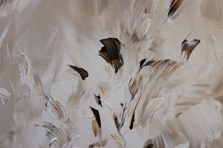 Additional view 1: Abstract Interior Painting Lyrical Flight by painter Vinet-Larente acrylic canvas 