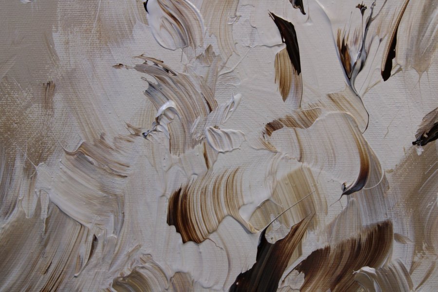 Additional view 2: Abstract Interior Painting Lyrical Flight by painter Vinet-Larente acrylic canvas 