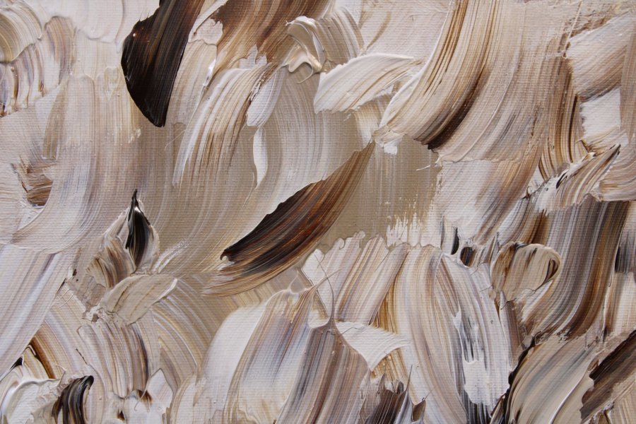 Additional view 3: Abstract Interior Painting Lyrical Flight by painter Vinet-Larente acrylic canvas 