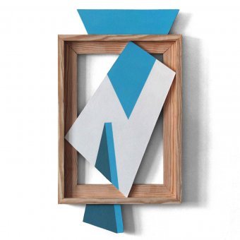 Pintura "C2T1Q-25", pintor Martin Singer acrílico madera en Jose Art Gallery