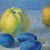 Autumn evening with fruits – painting