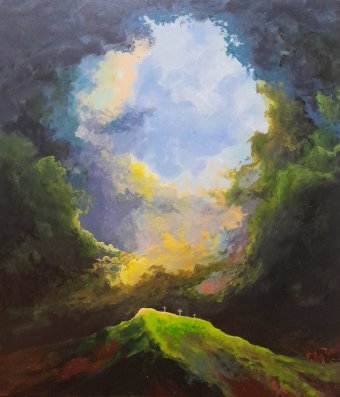 Golgotha. Light of Hope