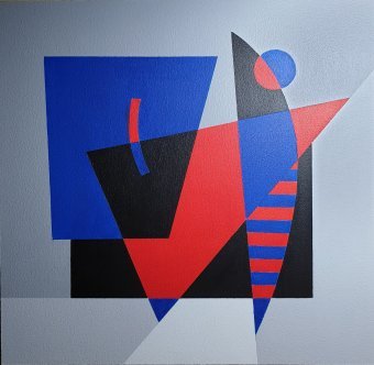 Painting "Harmony of forms" by painter Mar'yana Gavrish acrylic cardboard at Jose Art Gallery