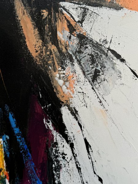 Additional view 8: Figurative Portrait Painting Yota by painter Sabrina Seck acrylic canvas 