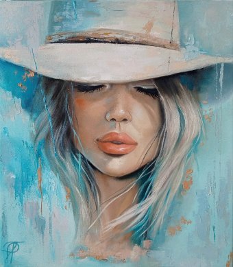 Живопись "Прикосновение ветра", живописец Юліанна Тулінова масло холст в Jose Art Gallery