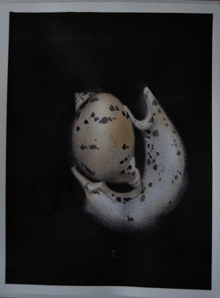 Additional view 2: Pop Art Still-Life Painting 19/20 by painter Mysterious Easel watercolor paper 