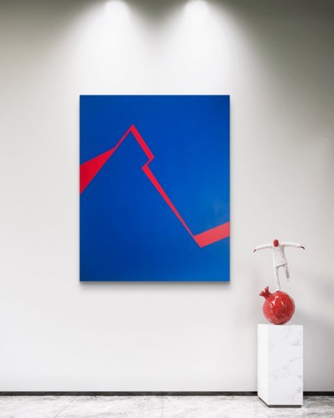 Image supplémentaire 5: Minimalisme Intérieur Peinture "Pause 3", peintre Veronika Obushikhina acrylique toile 