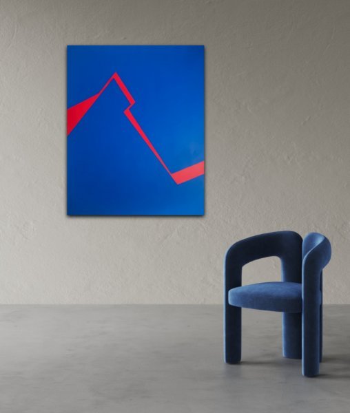 Image supplémentaire 6: Minimalisme Intérieur Peinture "Pause 3", peintre Veronika Obushikhina acrylique toile 