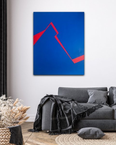 Image supplémentaire 7: Minimalisme Intérieur Peinture "Pause 3", peintre Veronika Obushikhina acrylique toile 