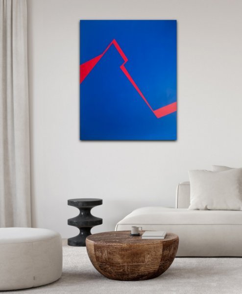 Image supplémentaire 8: Minimalisme Intérieur Peinture "Pause 3", peintre Veronika Obushikhina acrylique toile 