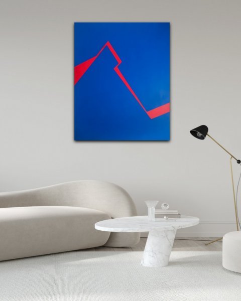 Image supplémentaire 9: Minimalisme Intérieur Peinture "Pause 3", peintre Veronika Obushikhina acrylique toile 