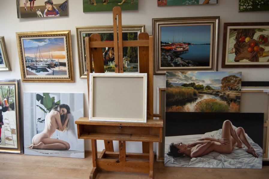 Immagine aggiuntiva 2: Fotorealismo Natura morta Pittura "Natura morta di ciliegie iperrealistica", pittore Valeri Tsvetkov olio tela 