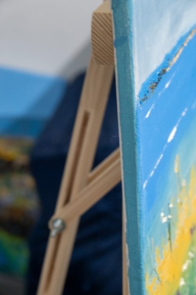 Imagen adicional 4: Arte moderno Paisaje Pintura "Playa florida con un cuchillo", pintor Patrick BAUQUEL óleo lienzo 