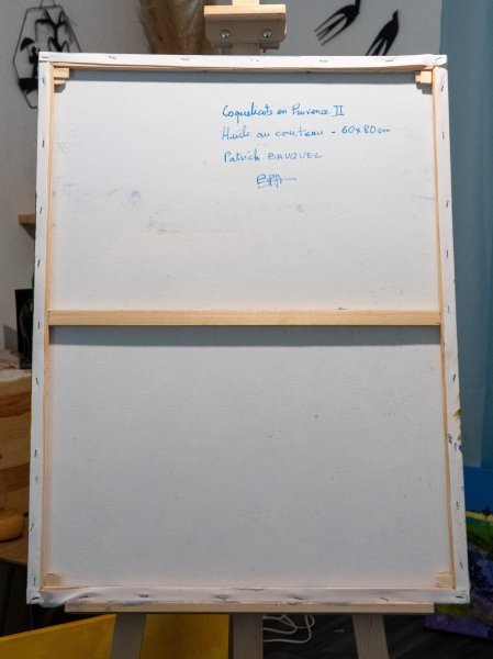 Imagen adicional 6: Arte moderno Paisaje Pintura "Amapolas en Provenza", pintor Patrick BAUQUEL óleo lienzo 