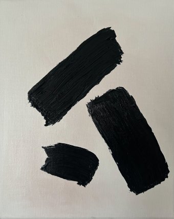 Peinture "Troisième mois", peintre Marina Gorbachova huile toile à la Jose Art Gallery