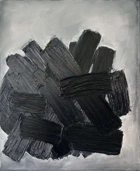 Minimalisme Intérieur Peinture "Le rêve" peintre Marina Gorbachova huile toile 