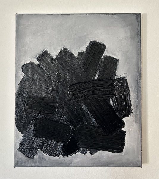 Image supplémentaire 1: Minimalisme Intérieur Peinture "Le rêve", peintre Marina Gorbachova huile toile 