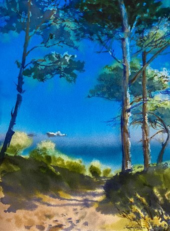 Comfort in the shade on a hot day