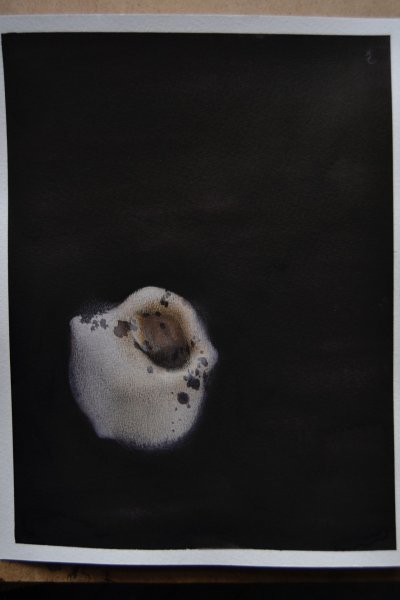 Additional view 2: Contemporary Art Still-Life Painting 20/20 - Original Watercolour P by painter Mysterious Easel watercolor paper 